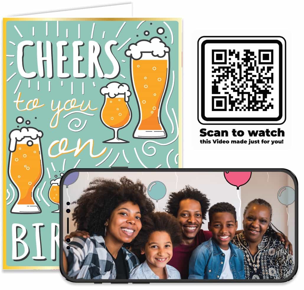 Physical Card with QR Code